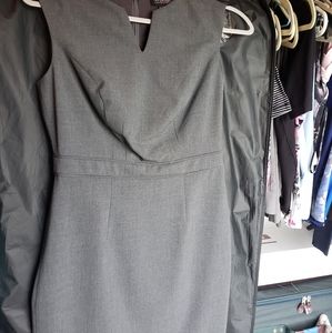 The Limited v neck sheath dress, size 0, gray.